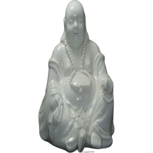 CHINESE FOLK ART Collection -- China Old Porcelain White Porcelain Buddha