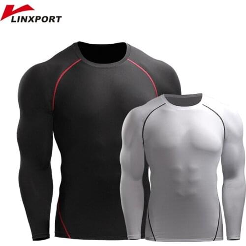Compression Shirts Male Gym Clothing Long Sleeve Jackets Fitness Sportswear Quick Drying Rashguard Biker Cycling ropa deportiva