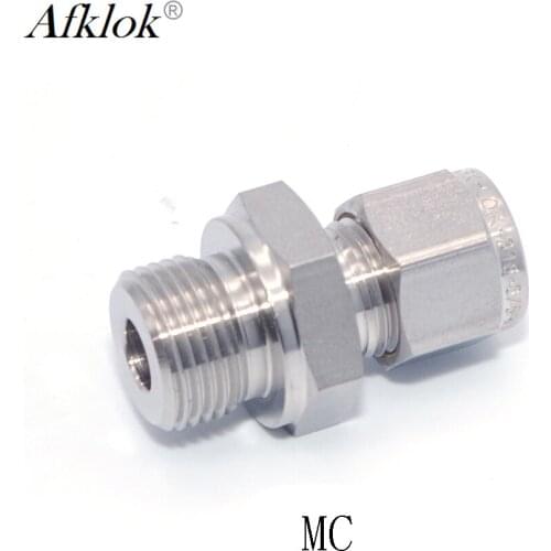 Stainless Steel 3/16" 1/4" 5/16" Male NPT Compression Tube Fittings