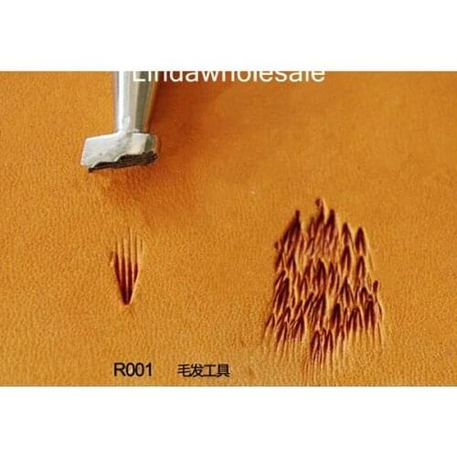 Leather tools handmade,Hair pattern Leather carving tools R001