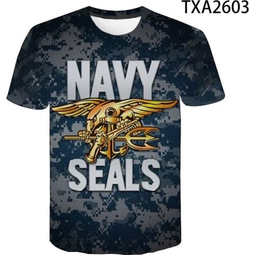 Fashion Navy Seal Cool 3D Printed T Shirt Summer Breaking Bad Men Women Children Short Sleeve Boy Girl Kids Casual Cool Tops Tee