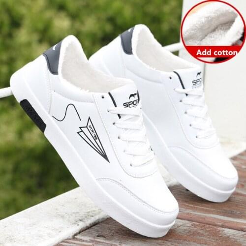 Mens Casual Shoes White Lac-up Non-Slip Leather Breathable Adult Sneakers male Tenis men Running Shoes Smasculino Chaussure