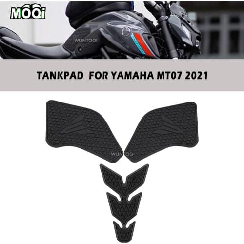 NEW Moto Tank Sticker For YAMAHA Sticker MT07 MT 07 2021 Side Fuel Tank pad Protector Stickers Tankpad Decal Motorcycle Tank Pad