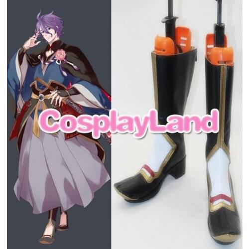 Customize Boots The Sword Dance Touken Ranbu Kasen Kanesada Cosplay Boots Shoes Cosplay Costume Halloween Party Cosplay Shoes