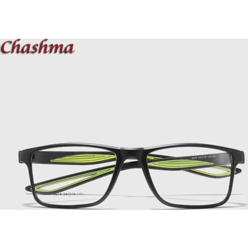 Sport Style Men Square Frame Optical Eyewear Prescription Glasses TR90 Spectacles for Teens