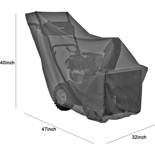 Windproof Snow Durable Polyester Fabric Snow Cover Waterproof Snow Blowers Covers For Snow Thrower Cover 47*32*40cm