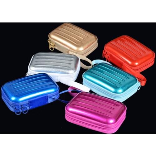 Headphones Storage Box USB Hard Case Earphone Bag Key Coin Bags Waterproof Metal Material Creative Design Storage Bag