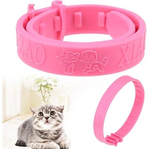 1PC Adjustable Pet Cat Collar Anti Flea Mosquitoes Outdoor Dog Collar Cat Necklace Accessories Length 25cm Pet Supplies