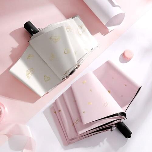 New Fully Automatic Rain Umbrella Female and Male Sun Umbrella Sun Protection UV Protection Folding Sunshade Dual Use