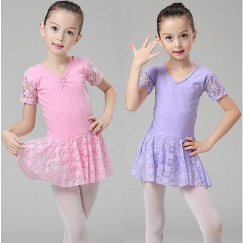 Girl Ballet Dance Dress For Girls Ballerina Dancing Dress Girl Gymnastics Children Kid Ballet Leotard Lace Bodysuit Clothes