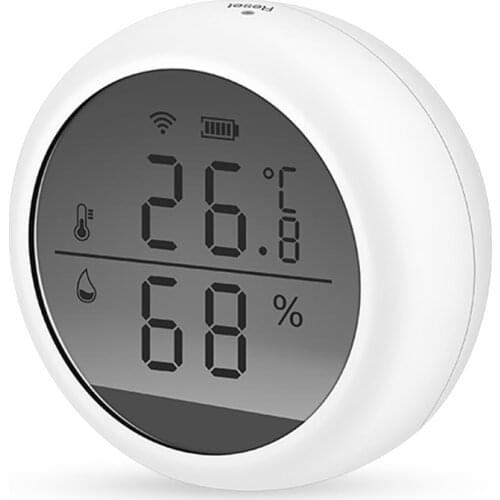 Tuya WIFI Temperature and Humidity Sensor Indoor Hygrometer Thermometer Detector Support Alexa Google Home smart life