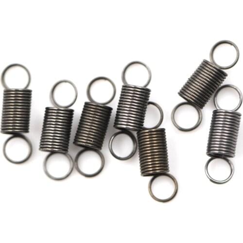 Hot sale 10Pcs/lot Stainless Steel Dual Hook Small Tension Spring Coil Tension Steel Small Mini Spring