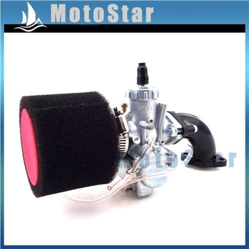 Molkt 26mm Carburetor + Mainfold Intake Pipe + 45mm Air Filter + Gasket For Lifan YX 140cc 150cc 160cc Engine Pit Dirt Bike