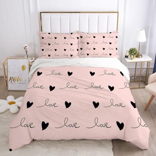 Classic Fresh Bedding set Bed Linens Qulit/Comforter Case with Zipper Duvet Cover Sets King Twin Full Size 3D Europe Bedclothes