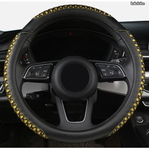 Kokololee Leather Car Steering Wheel Cover For Daihatsu Terios Sirion Mira Cuore YRV Ayla Sigra Xenia Luxio