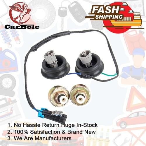 Knock Sensor Connector Kits Set W/Harness For Chevy GMC Silverado Cadillac 4.8L / 5.3L / 5.7L / 6.0L / 8.1L 1999-2007