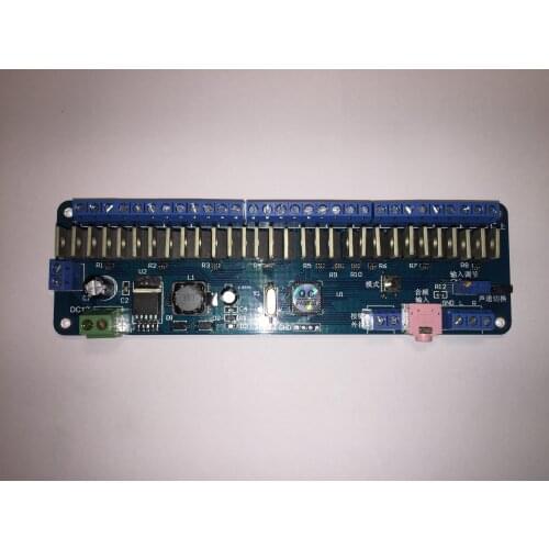 KS30 Large LED Level Indicator Rhythm Light Control Card Music Spectrum KTV Disco Sound Column Controller