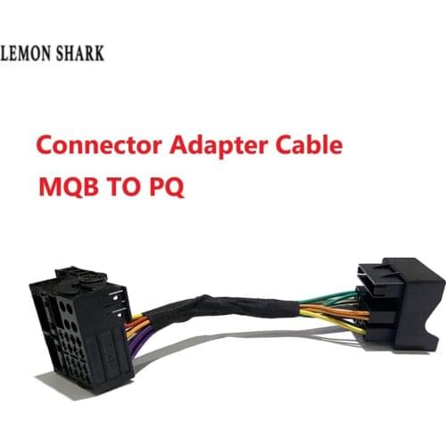 LEMON SHARK RCD510 RCD330 Plus Connector Adapter Cable MQB to PQ Platform For VW Tiguan Passat Jetta