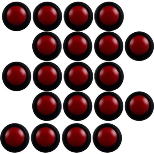 Lot20 Red 12mm Mini Momentary Waterproof Round Push Button Toggle Switch 250V
