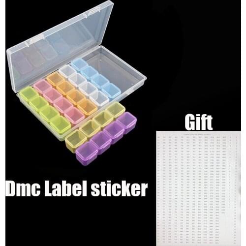 New 28 Gird Diamond Painting Tools Accessories Storage Box Beads Container Diamond Embroidery Stone Mosaic Convenience Box