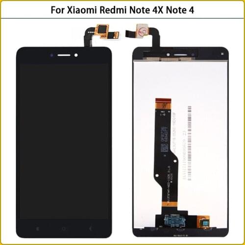 Original New For Xiaomi Redmi Note 4X Note 4 Global Version Snapdragon 625 Touch Screen Panel Digitizer Sensor Assesmbly Replace