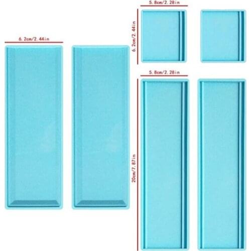 DIY Crafts Domino Storage Box Epoxy Resin Mold Container Casting Silicone Mould W0YA