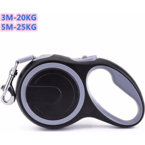 Durable Reflective Pet Dog Leashes For Large Dogs Automatic Extending Traction Rope Strong Retractable Big Dog Pet Walking Leads