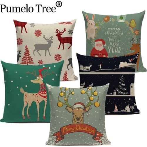 Christmas Decorations for Home Bed Linen New YearS Decor Pillowcase Xmas Decoration Gifts for The New Year Santa Christmas 2019