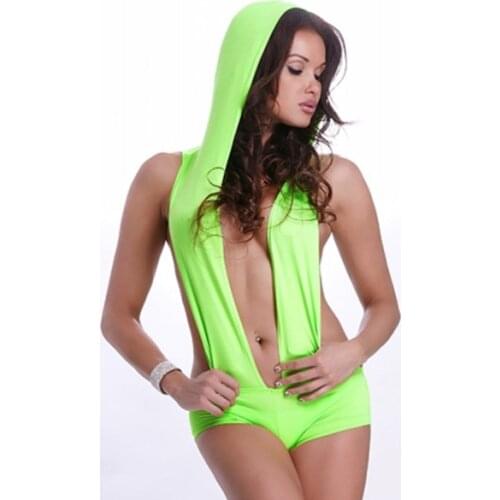 Sexy Women Jumpsuit With Hat Cut Out Sides 2015 Wholesale Fashion Ladies Bodysuit Sexy Women Jumpsuit W84432