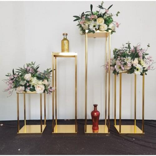Wedding Prop Box Geometric Road Flower Frame Stage Frame Interior Decoration Iron Terrace T
