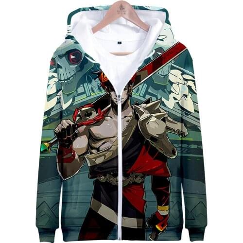 2020 Hades Game Men/Women Zipper Hoodies 3D Print Fashion Sweatshirt Long Sleeve Coat Zipper Hooded Pullover
