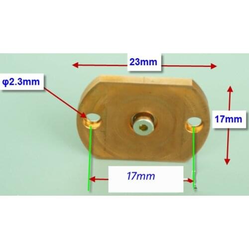 High power 500mW Pluse 1000mW 405nm burning laser diode 5.6mm w/ copper heatsink