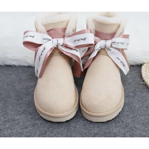 New Arrival 2020 Snow Boots Women High Quality Sheepskin Fur Snow Boots Women Shoes Zapatos De Mujer Free Shipping