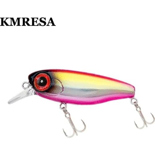 1PCS Wobbler Fishing Lure Mini Minnow Lure 38mm 2.7g Lure Bait 3D Eyes Artificial Plastic Hard Bait Bass
