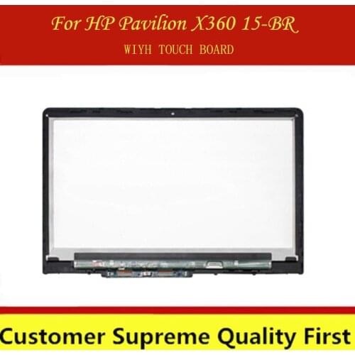 15.6'' LCD Screen Touch Display Digitizer Assembly For HP Pavilion x360 15-br 15-br077nr 15-br077cl 15-br001cy 15-br052od