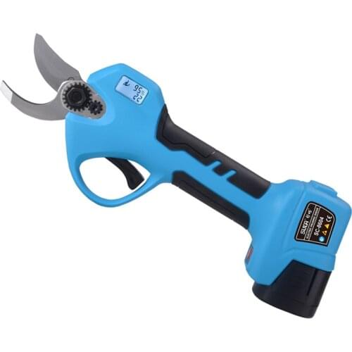 16.8V 28mm Electric Pruning Shears Lithium-ion Pruning Shear Efficient Scissors LED Display Electric Tree Branches Garden Tools