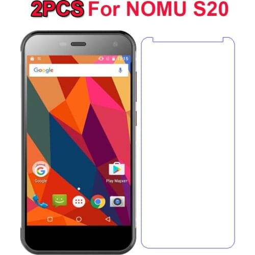 2PCS NOMU S20 Tempered Glass 100% High Quality Protective Screen Protector Glass Film For NOMU S20 Front Film,Easy To Install