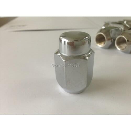 20 Pieces M12x1.5 LUG NUTS BULGE ACORN XL 13/16" HEX DRIVE CHROME PLATET