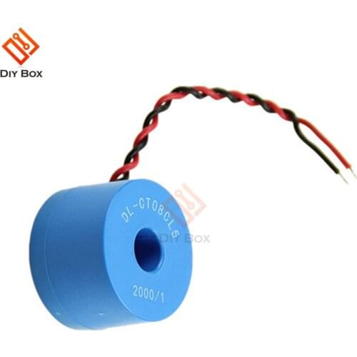 2PCS DL-CT08CL5 2000/1 0~120A -20A/10mA Micro Current Transformer HH