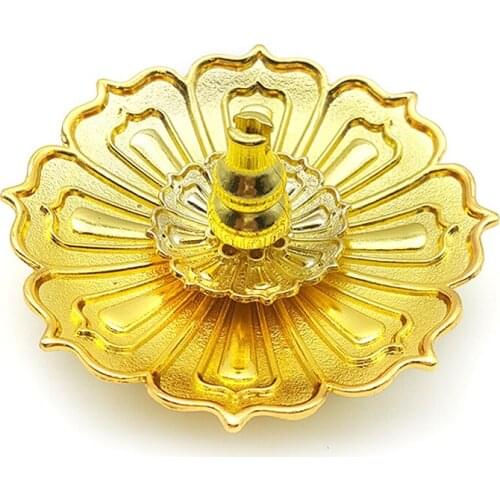 3-in-1 Brass Incense Stick Holder 5 Holes Lotus Stick Incense Burners Incense Holders Detachable OW