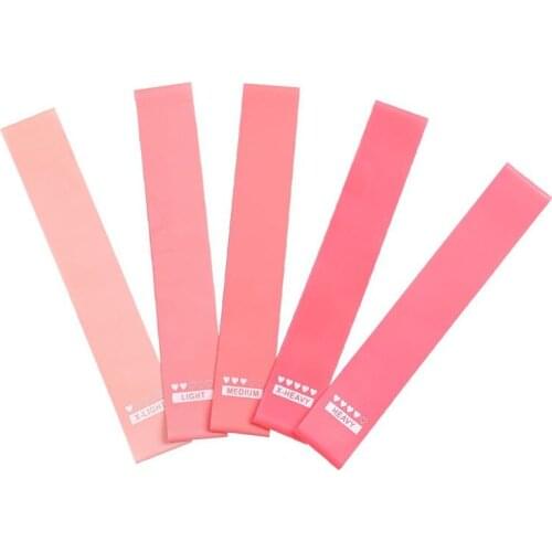 5Pcs/Set Elastic Bands For Fitness Gum Resistance Bands Yoga Workout Sport Elastic Bands Rubber Training Equipments