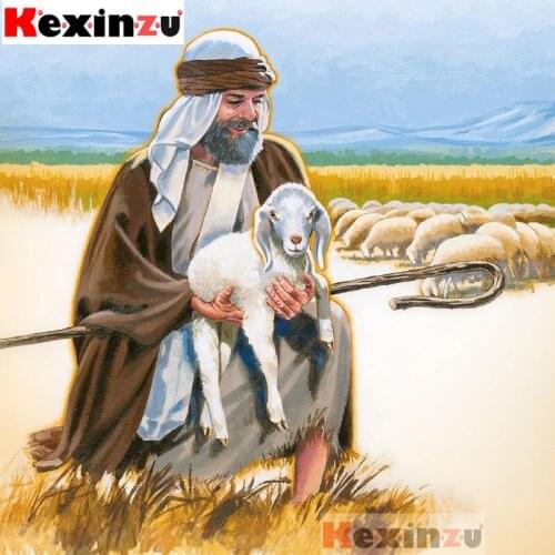 New product 5D DIY Full Square Drill new Diamond Painting"sheep"3D Embroidery Rhinestone Cross Stitch 5D Home Decor K#66