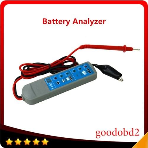 Vehicle Charging System Analyzer Battery Alternator Tester Car Vehicle Battery Tester Diagnostic 12V
