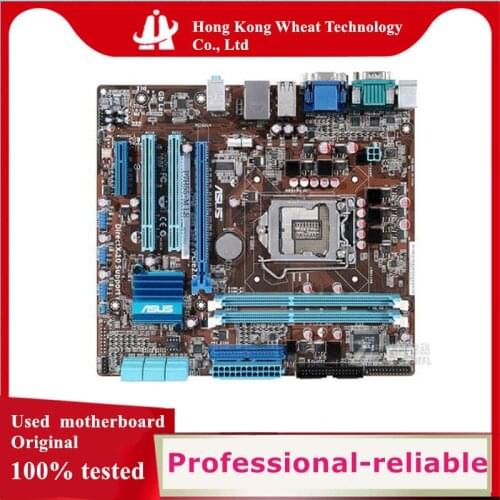 For ASUS P7H55-M LE Motherboard Socket LGA 1156 DDR3 SATA2 For Intel H55 Original Desktop Used Mainboard