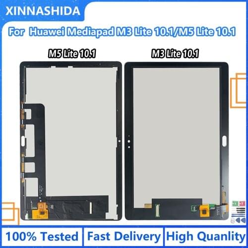 For 10.1" Huawei MediaPad M5 Lite 10.1 LTE 10 BAH2-L09 BAH2-W19 Touch Screen Digitizer With LCD Display Assembly