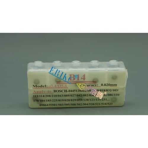 ERIKC B14 injector adjusting shim kit common rail injector repair washers size:1.40mm--1.58mm For 0445110#,0445120# injectors