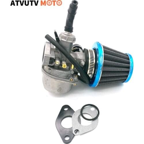 PZ19 Hand Choke Carburetor With 35mm Air Filter For 50cc 70cc 80cc 90cc 110cc 125cc ATV Scooter Quad 4 Wheeler Dirt Bike CRF