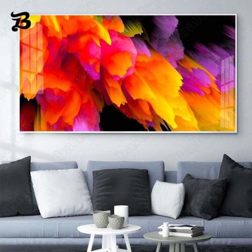 Canvas Painting Wall Art Abstract Oil Painting Untitled Colorful Graffiti Posters Prints for Living Room Home Wall Decoration