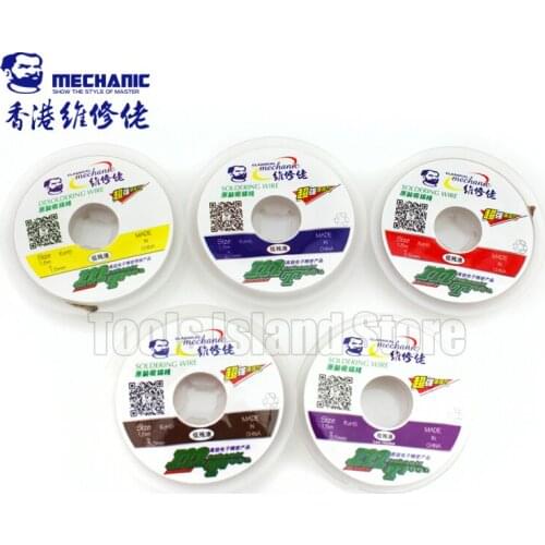 MECHANIC Useful Solder Wick Length 1.5M Desoldering Braid Solder Remover Wick Pure Oxygen-free Copper Wire Solder Accessories