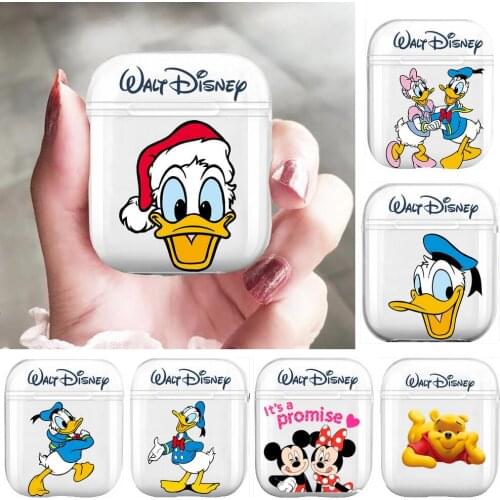 Disney Dumbo Mickey Minnie Mouse Soft Silicone Cases For Airpods 1/2 Protective Bluetooth Wireless Earphone Cover For Air Pods